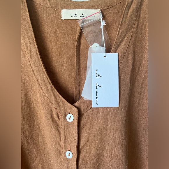 At Dawn Fringe Relax Romper with Belt - Picture 5 of 10